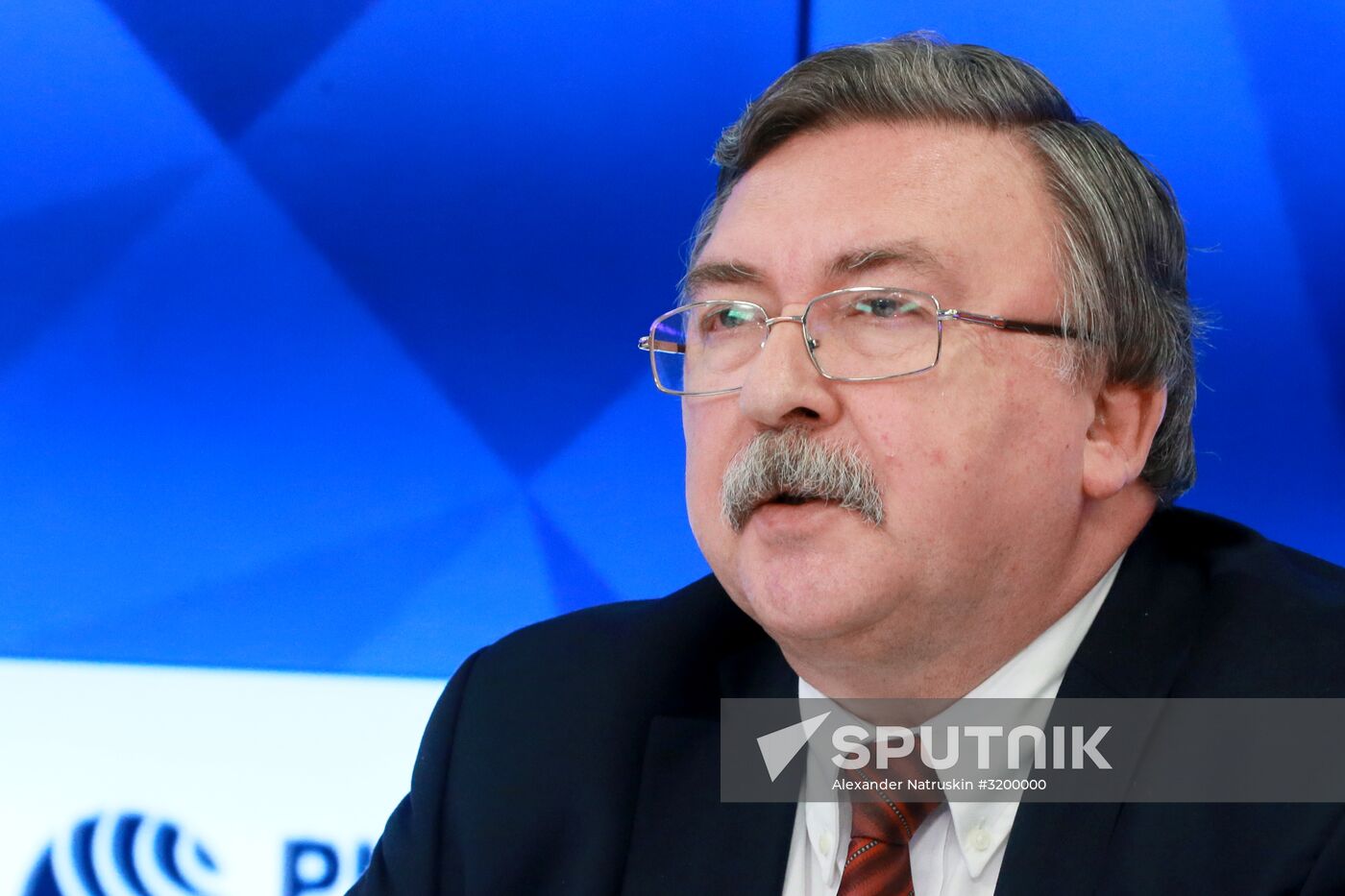 News conference with Mikhail Ulyanov, a member of the Russian Foreign Ministry Board