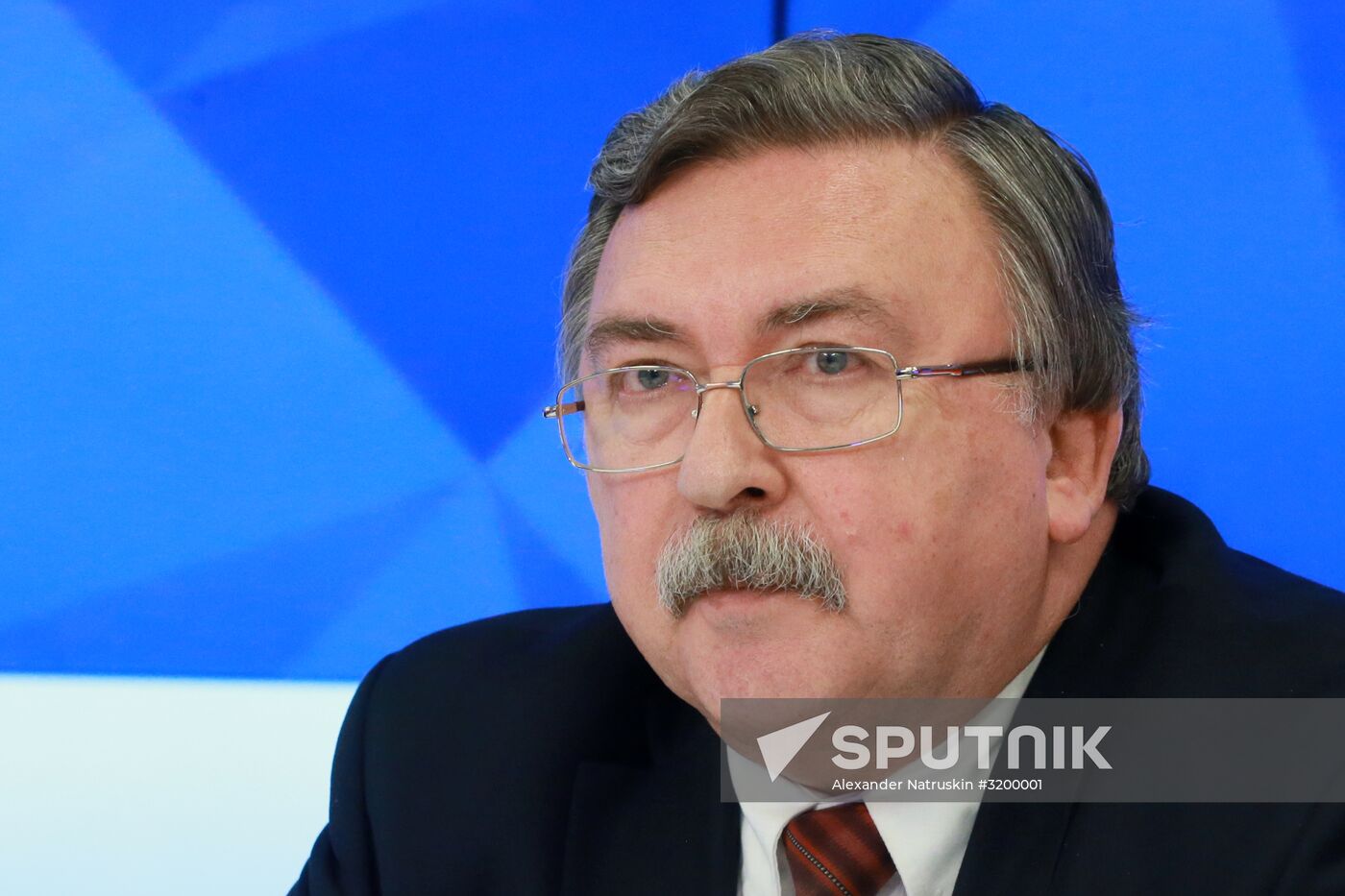 News conference with Mikhail Ulyanov, a member of the Russian Foreign Ministry Board
