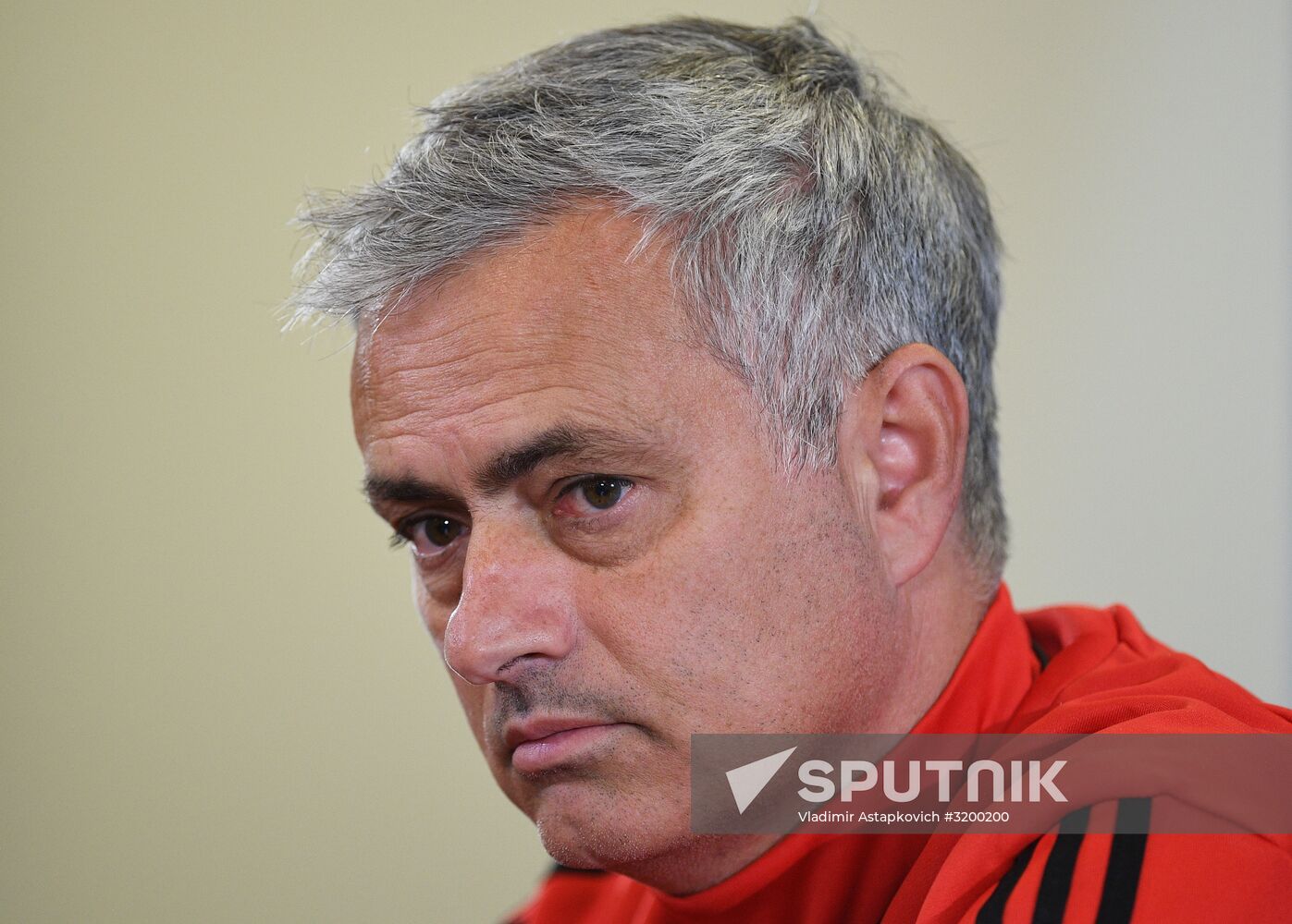 Football. UEFA Champions League. FC Manchester United holds training session