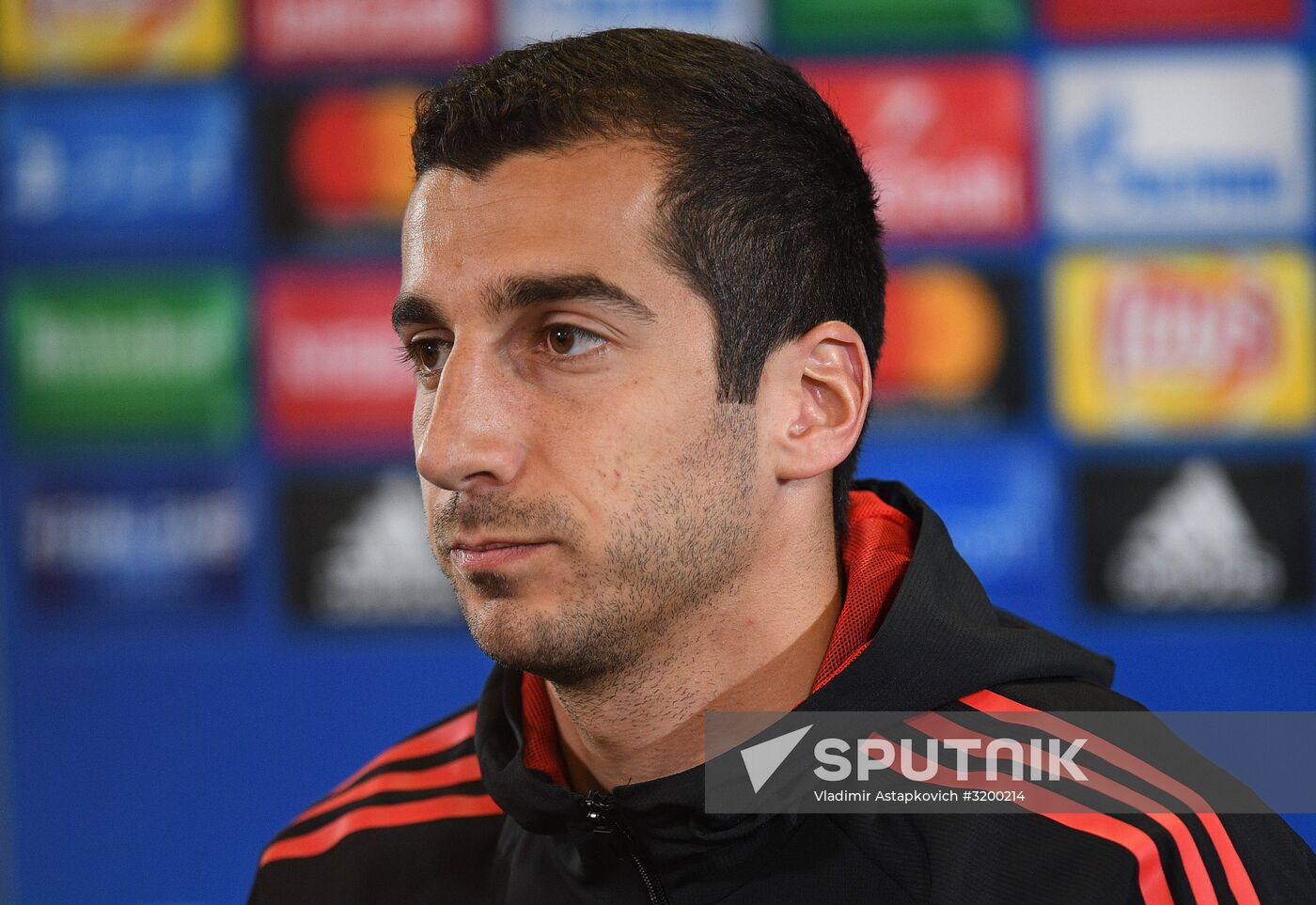 Football. UEFA Champions League. FC Manchester United holds training session