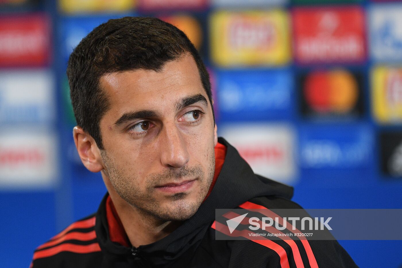 Football. UEFA Champions League. FC Manchester United holds training session
