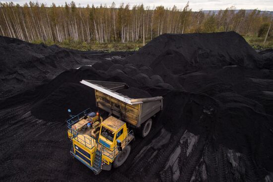 Chernigovsky coal mine in Kemerovo Region