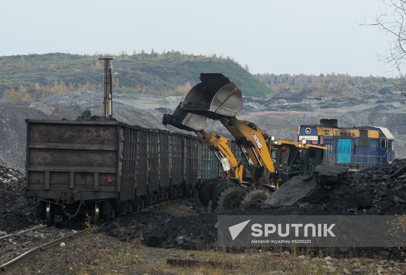 Chernigovsky coal mine in Kemerovo Region