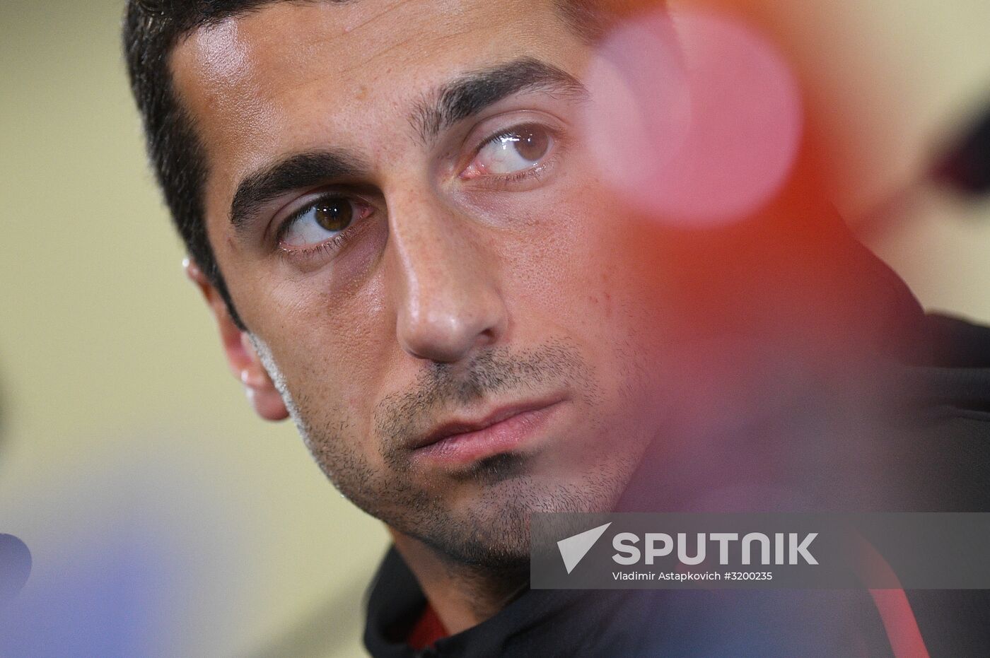 Football. UEFA Champions League. FC Manchester United holds training session