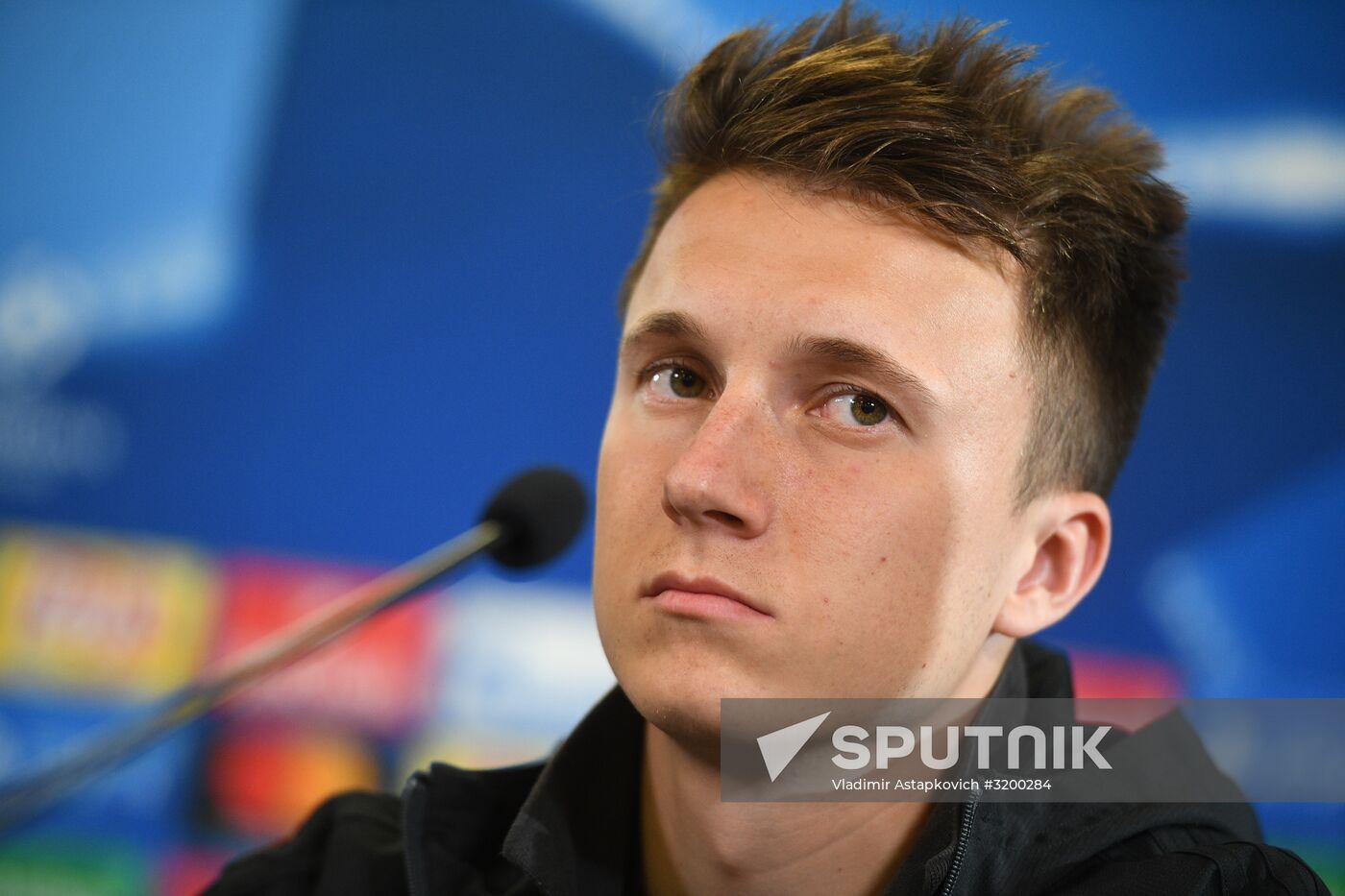 Football. UEFA Champions League. FC CSKA holds training session