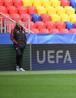 Football. UEFA Champions League. FC Manchester United holds training session