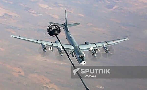 Tu-95MS strikes terrorist facilities in Syria with KhA-101 cruise missiles