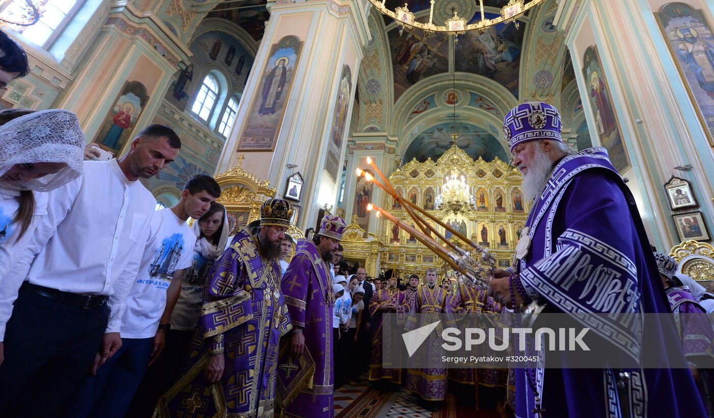 Patriarch Kirill visits the Astrakhan Region