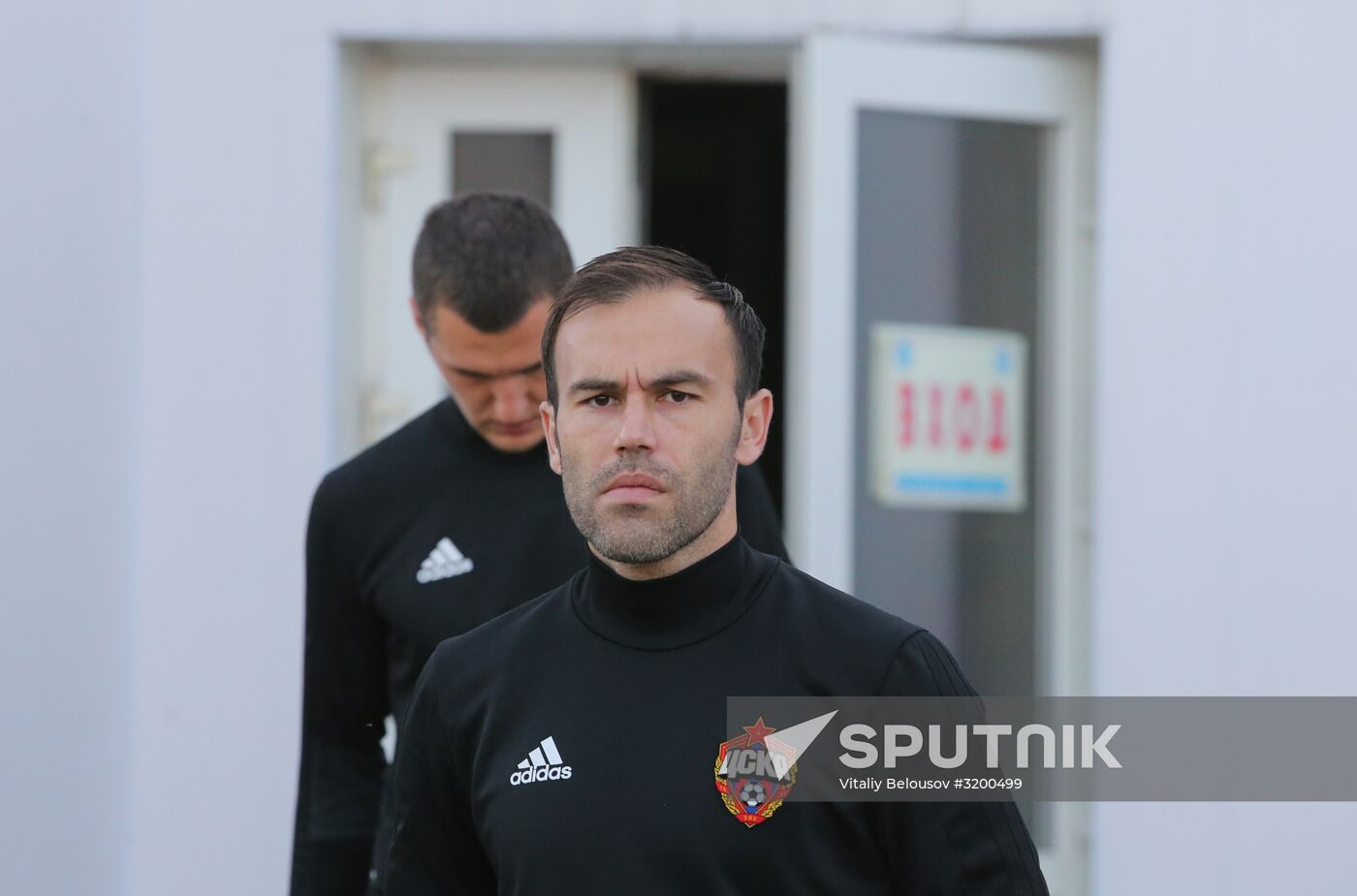 Football. UEFA Champions League. FC CSKA holds training session