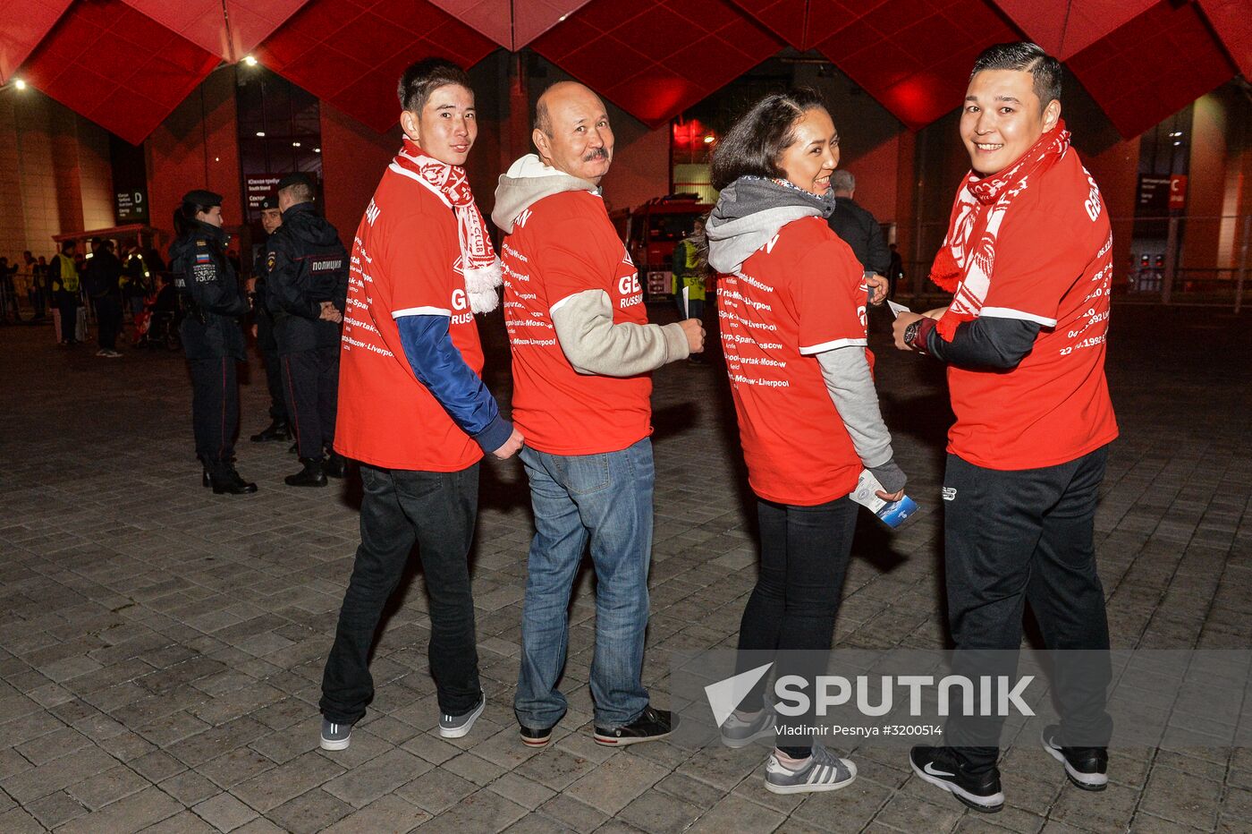 Football. Champions League. Spartak vs. Liverpool