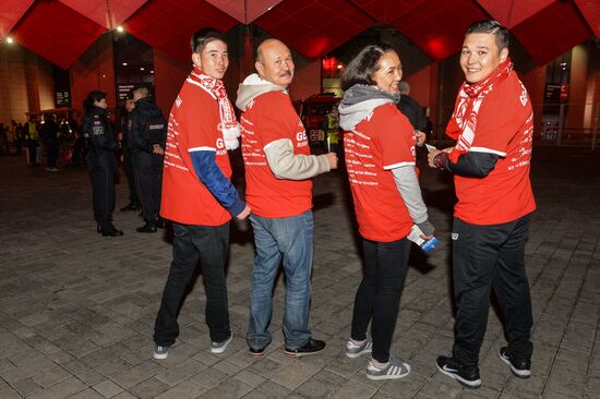 Football. Champions League. Spartak vs. Liverpool