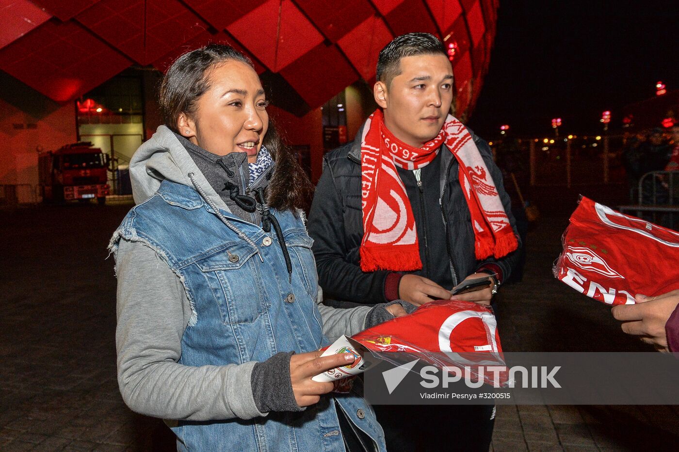 Football. Champions League. Spartak vs. Liverpool