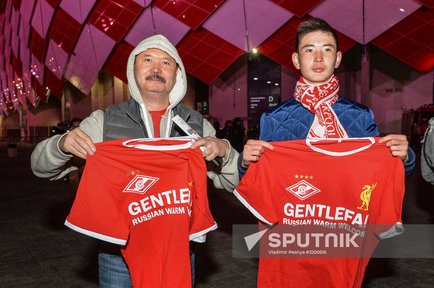 Football. Champions League. Spartak vs. Liverpool