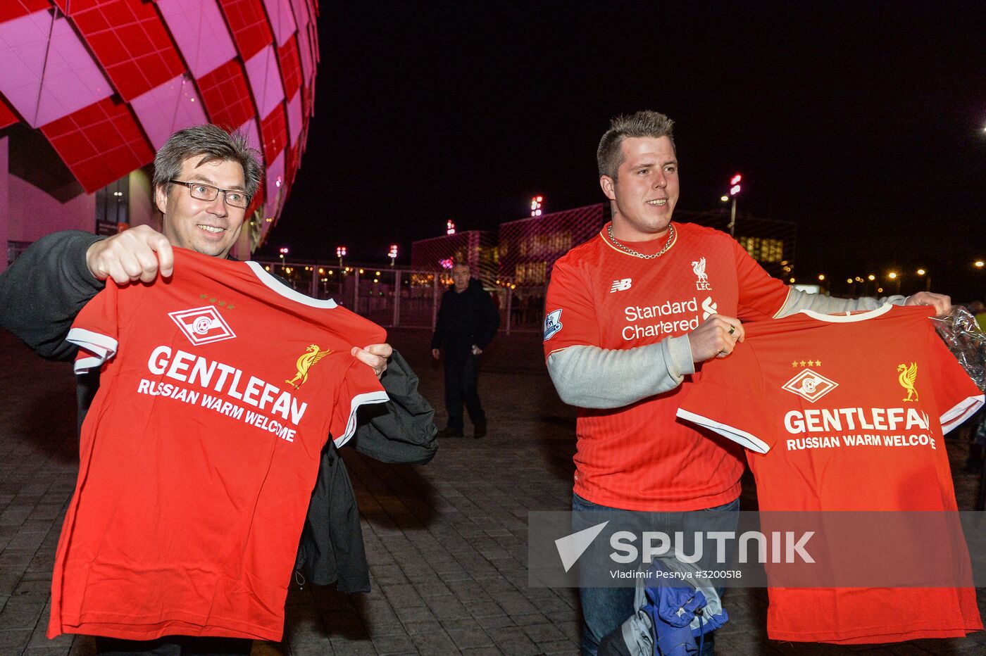 Football. Champions League. Spartak vs. Liverpool