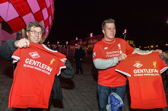 Football. Champions League. Spartak vs. Liverpool