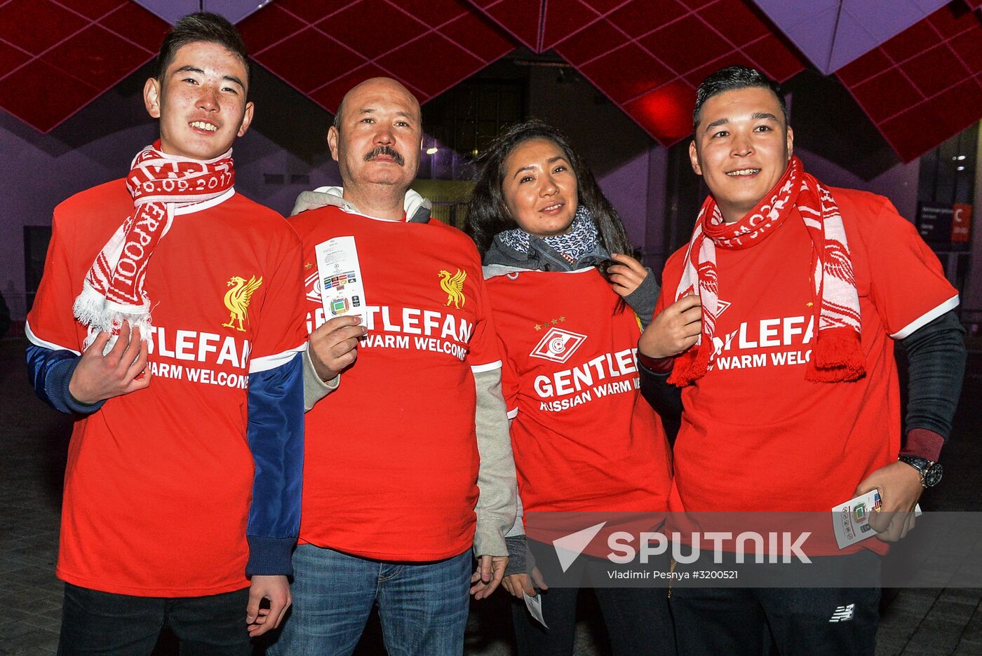 Football. Champions League. Spartak vs. Liverpool