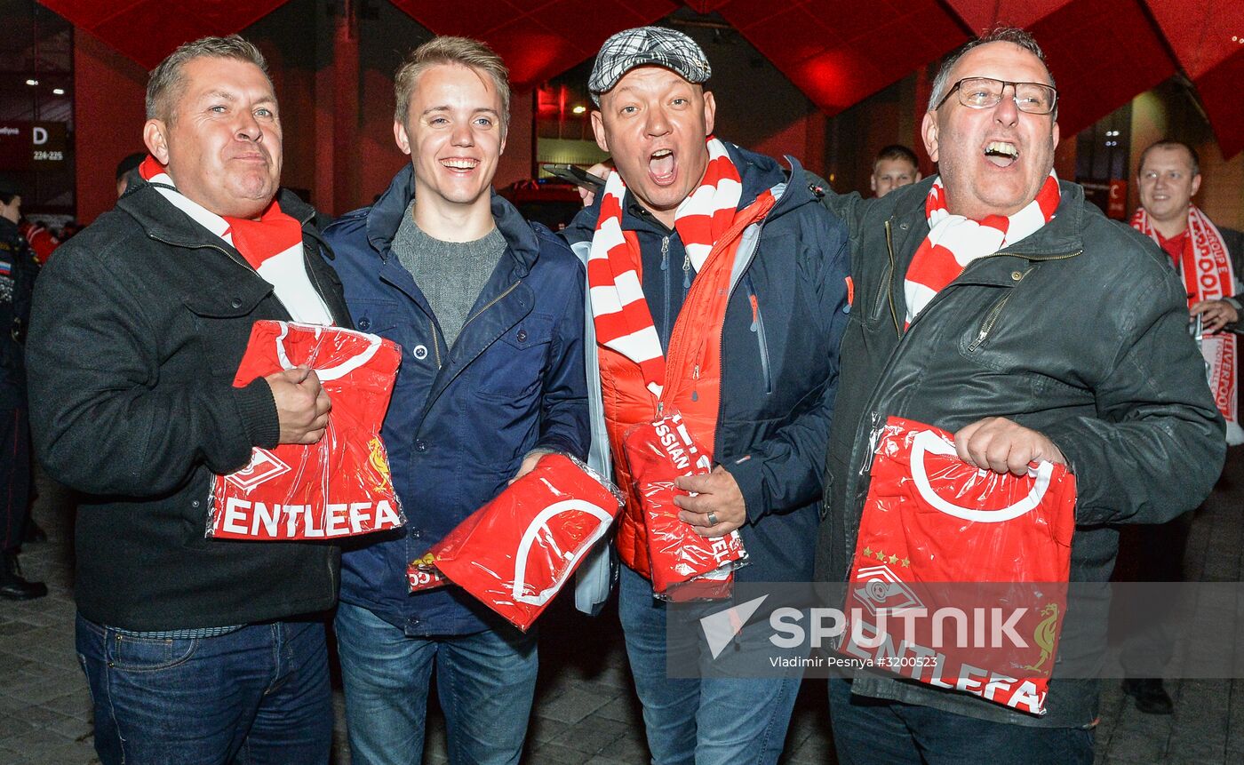 Football. Champions League. Spartak vs. Liverpool