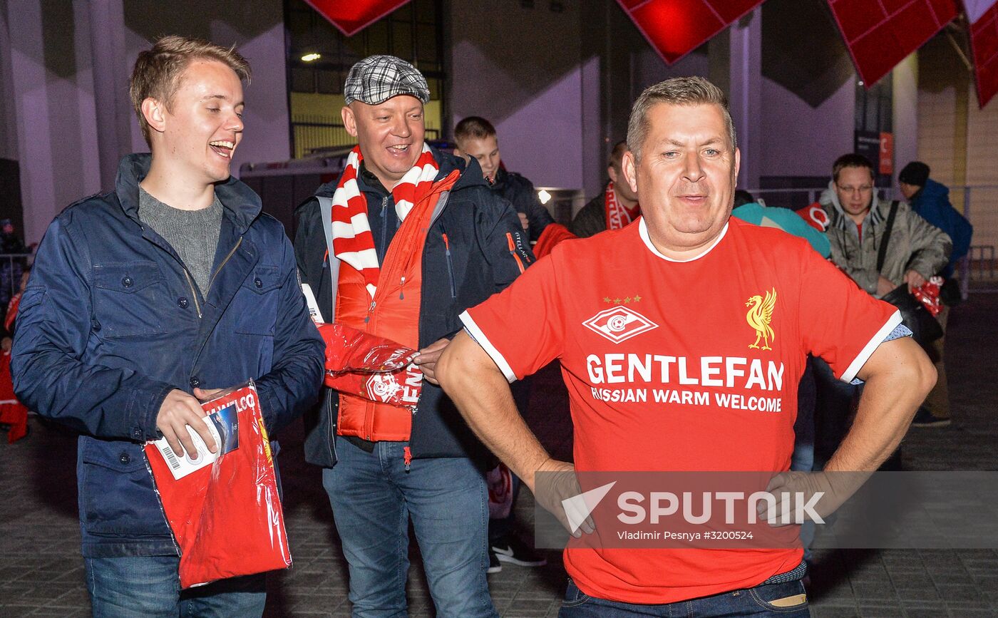 Football. Champions League. Spartak vs. Liverpool