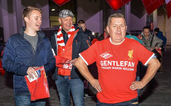 Football. Champions League. Spartak vs. Liverpool