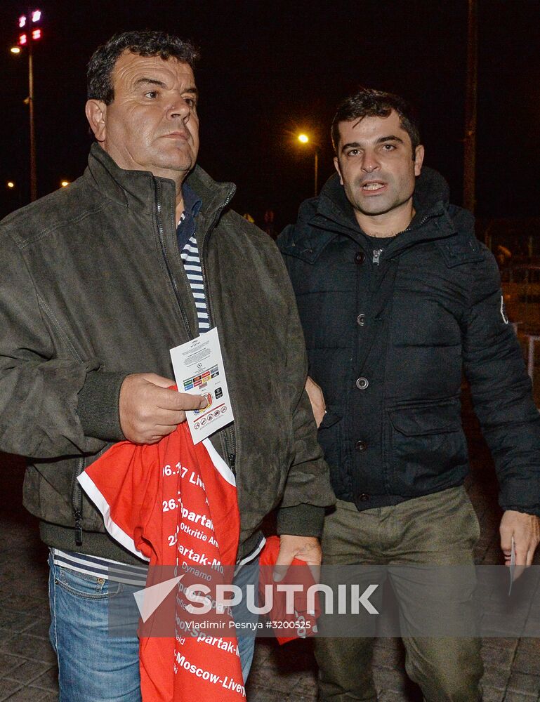 Football. Champions League. Spartak vs. Liverpool