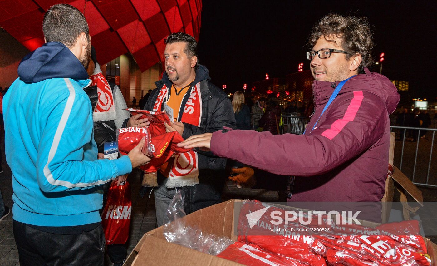 Football. Champions League. Spartak vs. Liverpool