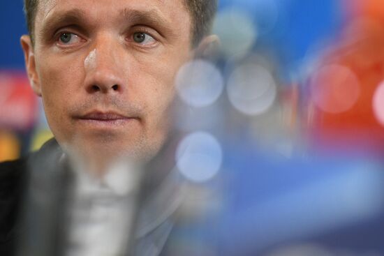 Football. UEFA Champions League. PFC CSKA training session