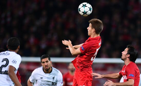 Football. Champions League. Spartak vs. Liverpool