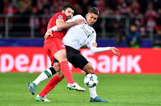 Football. Champions League. Spartak vs. Liverpool