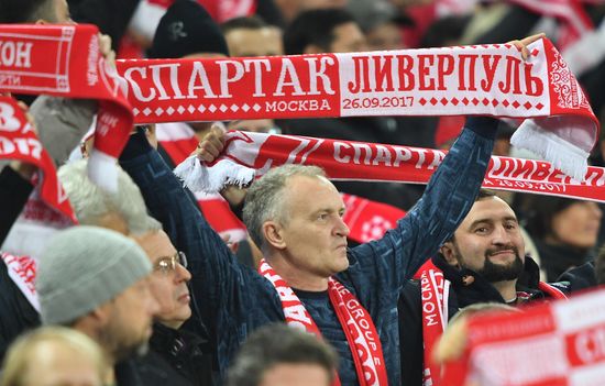Football. Champions League. Spartak vs. Liverpool