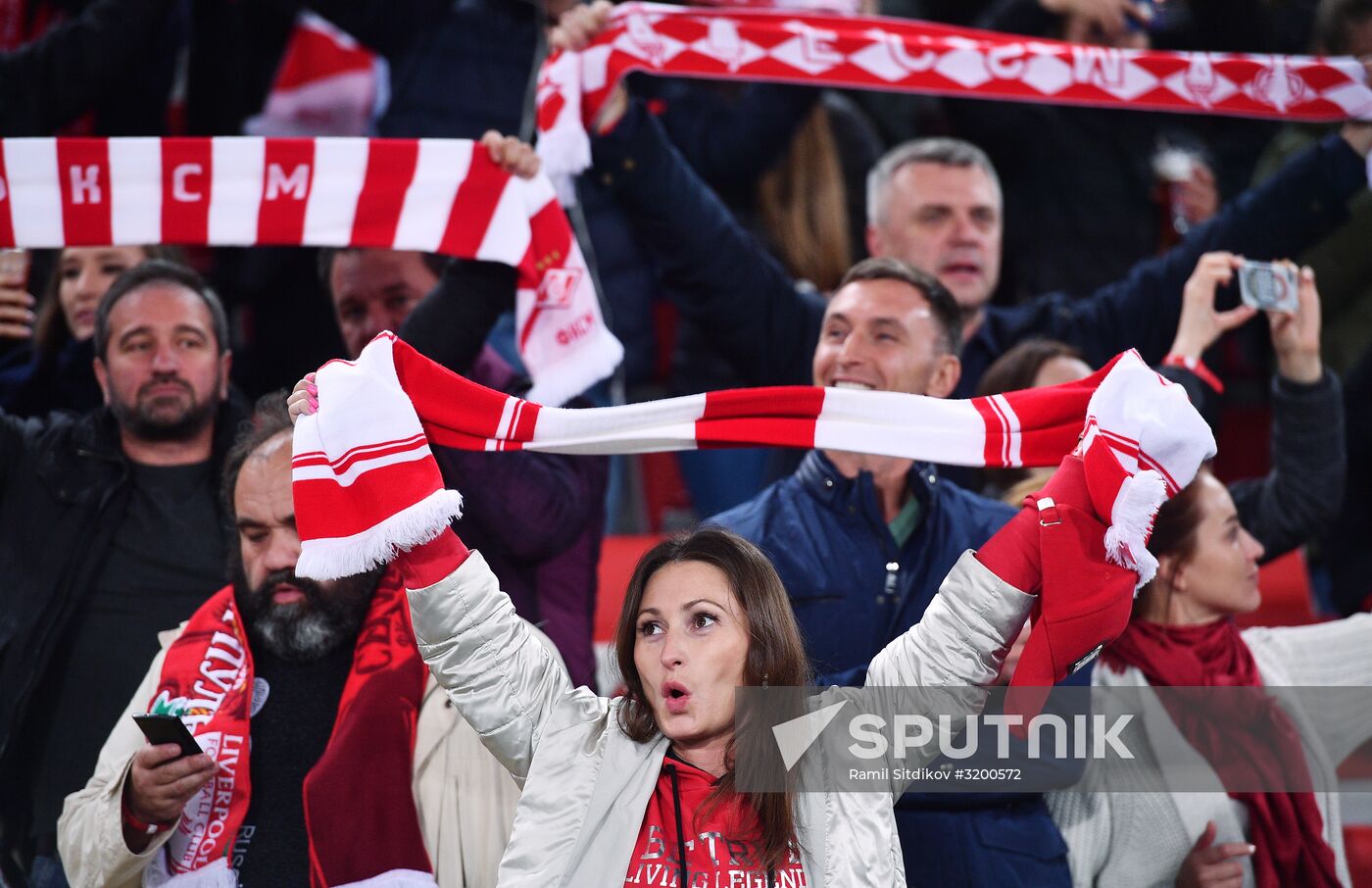 Football. Champions League. Spartak vs. Liverpool