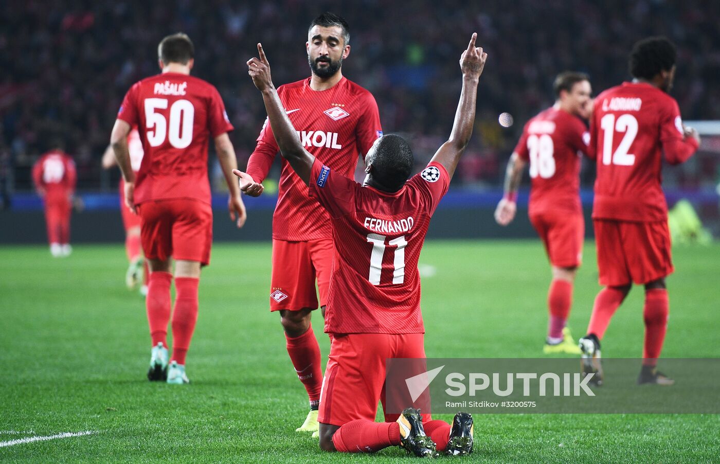Football. Champions League. Spartak vs. Liverpool