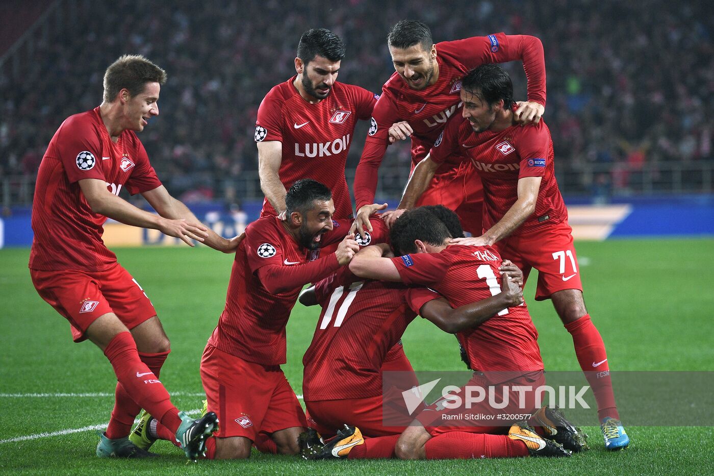 Football. Champions League. Spartak vs. Liverpool