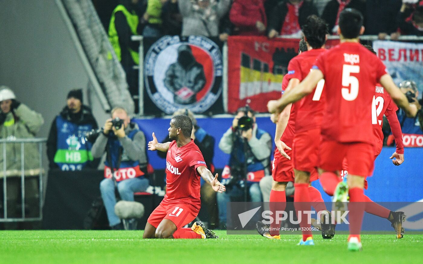 Football. Champions League. Spartak vs. Liverpool