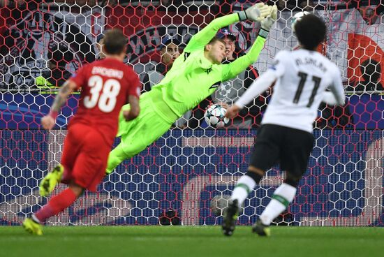 Football. Champions League. Spartak vs. Liverpool
