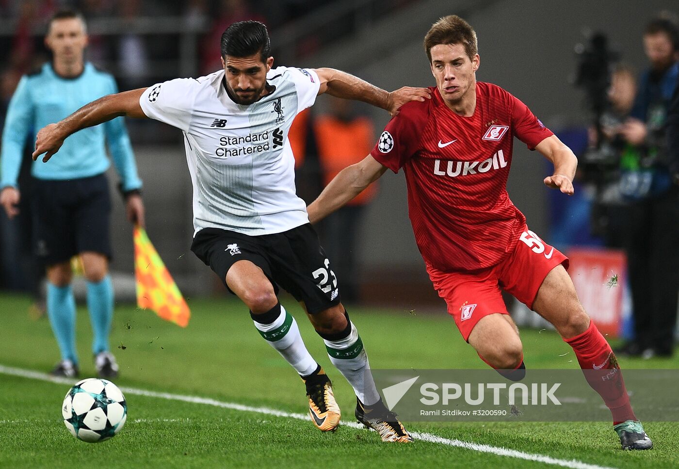 Football. Champions League. Spartak vs. Liverpool