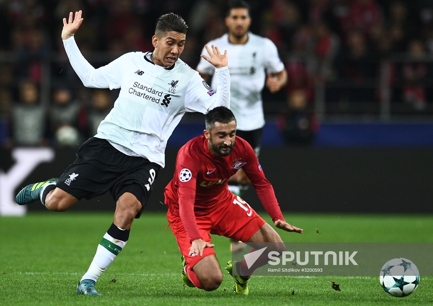 Football. Champions League. Spartak vs. Liverpool