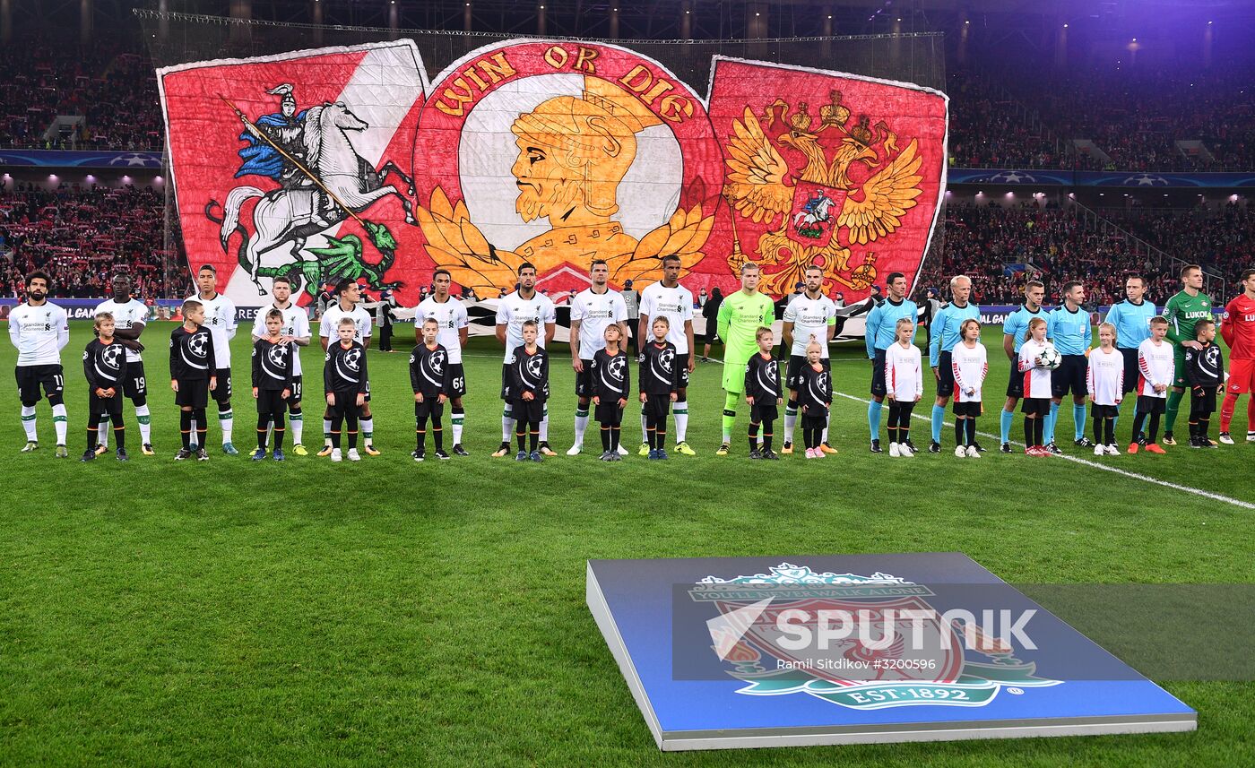 Football. Champions League. Spartak vs. Liverpool