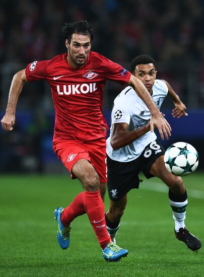 Football. Champions League. Spartak vs. Liverpool