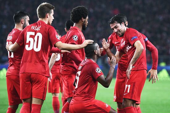 Football. Champions League. Spartak vs. Liverpool