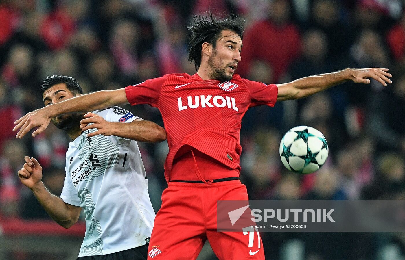 Football. Champions League. Spartak vs. Liverpool