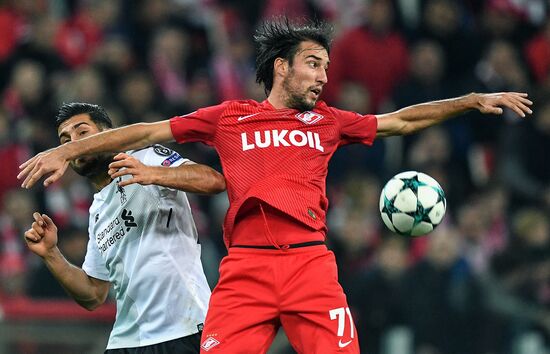 Football. Champions League. Spartak vs. Liverpool