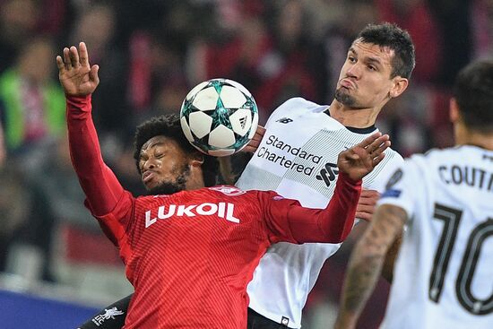 Football. Champions League. Spartak vs. Liverpool