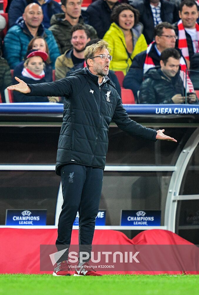 Football. Champions League. Spartak vs. Liverpool