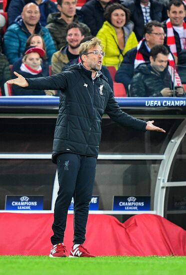 Football. Champions League. Spartak vs. Liverpool