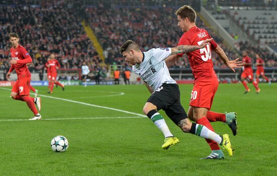 Football. Champions League. Spartak vs. Liverpool
