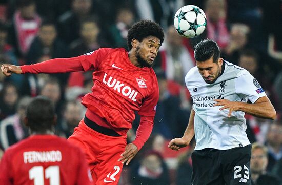 Football. Champions League. Spartak vs. Liverpool