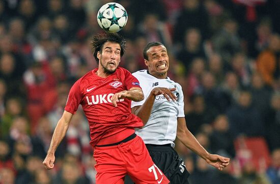 Football. Champions League. Spartak vs. Liverpool