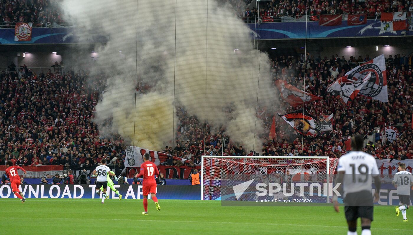 Football. Champions League. Spartak vs. Liverpool