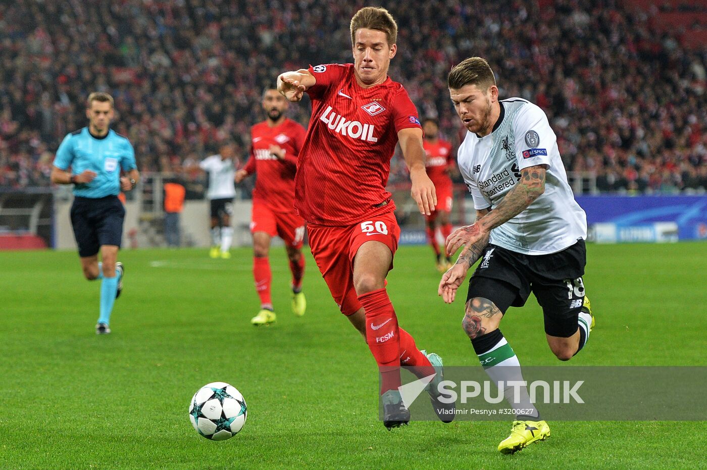 Football. Champions League. Spartak vs. Liverpool