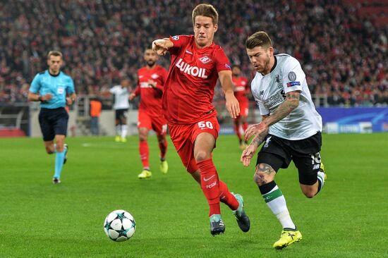 Football. Champions League. Spartak vs. Liverpool